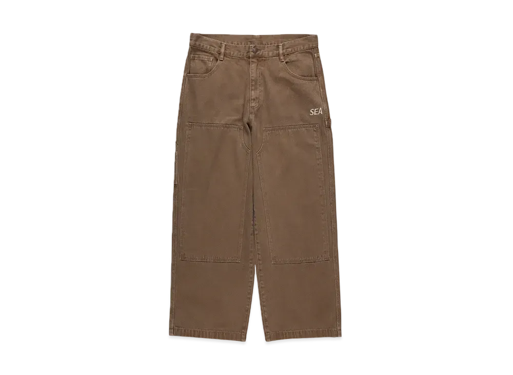 WIND AND SEA Garment Dye Double Knee Pant "Brown"