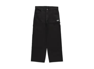 WIND AND SEA Garment Dye Double Knee Pant "Black"