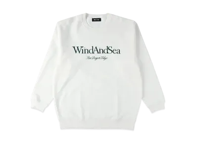 WIND AND SEA Frosting Logo Crewneck Sweatshirt "White"