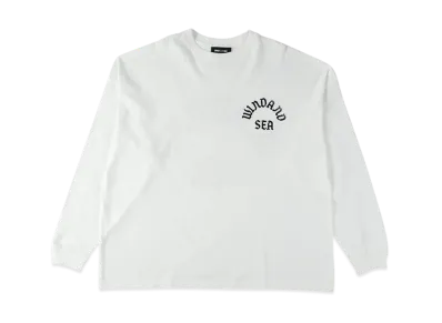 WIND AND SEA Faded Logo L/S Tee "White"