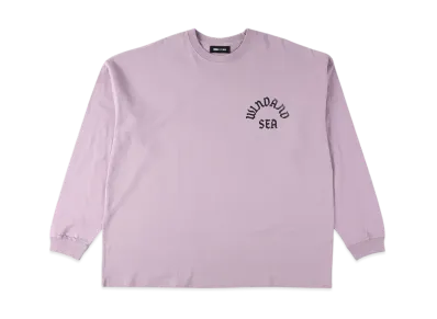 WIND AND SEA Faded Logo L/S Tee "SmokeyPurple"