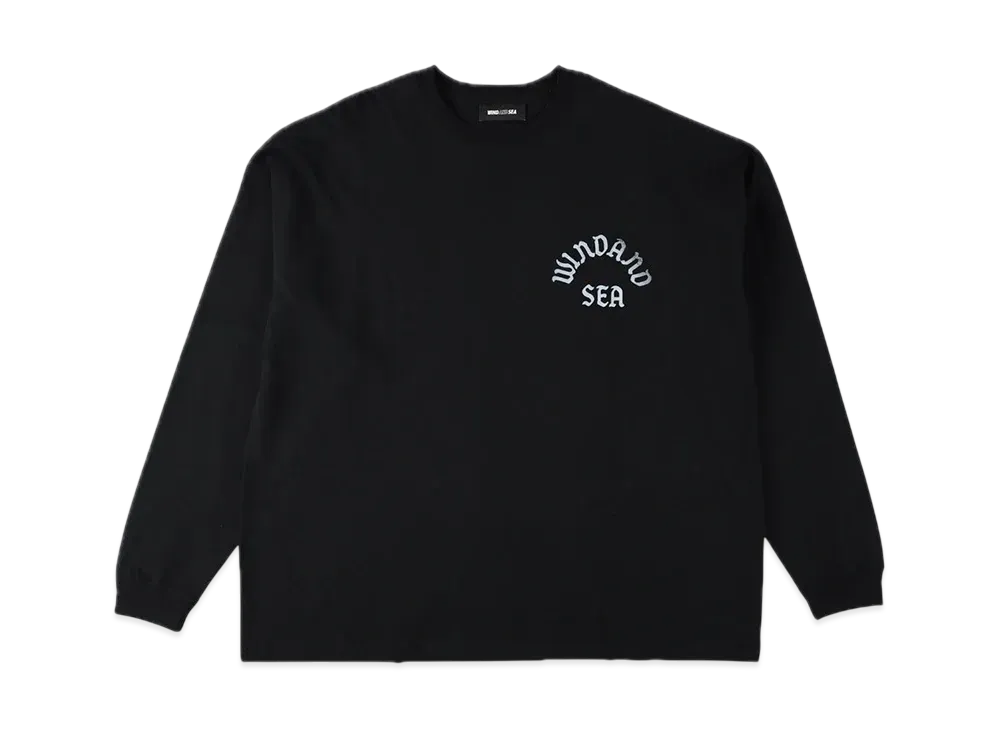 WIND AND SEA Faded Logo L/S Tee "Black"
