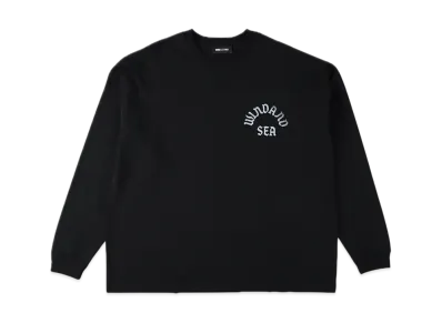 WIND AND SEA Faded Logo L/S Tee "Black"