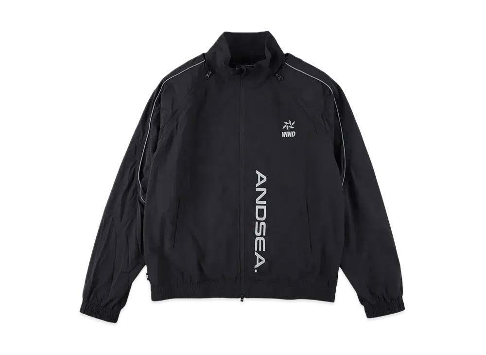 WIND AND SEA Piping 2Way Track Jacket "Black"