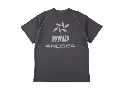 WIND AND SEA Piping Raglan S/S Top "Chacoal"