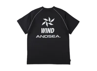 WIND AND SEA Piping Raglan S/S Top "Black"