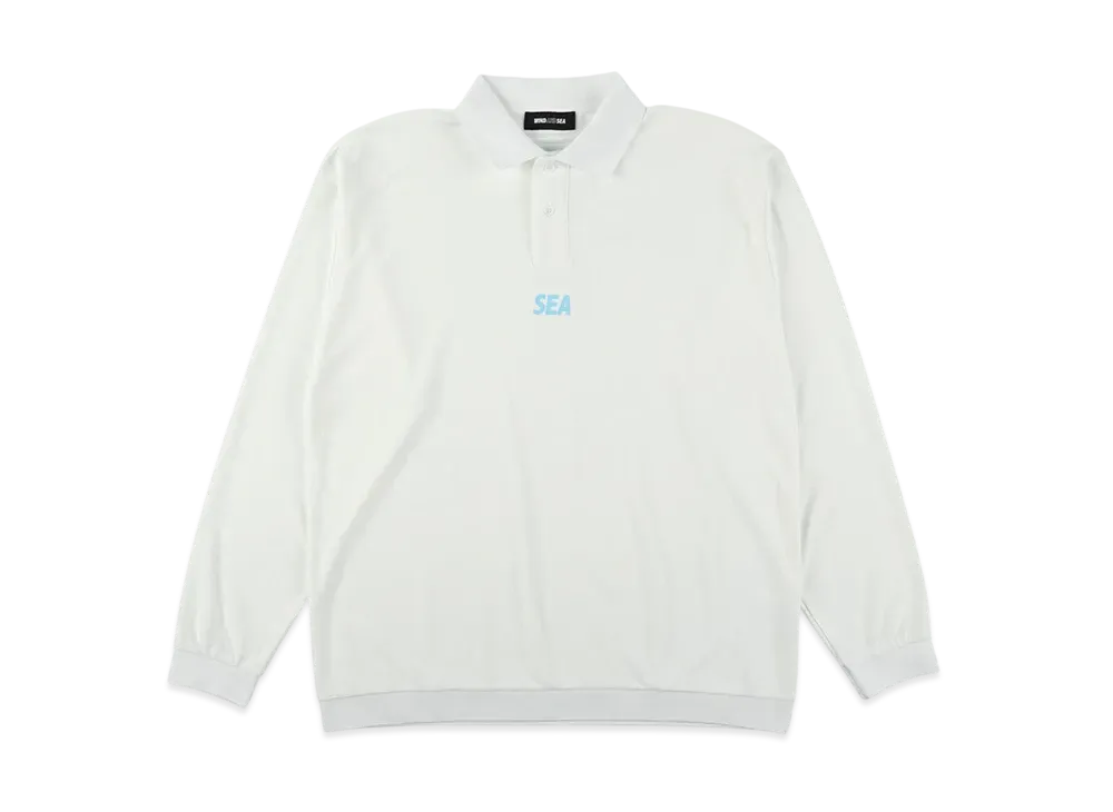 WIND AND SEA CT(Anti Seethrough) L/S Polo "White"