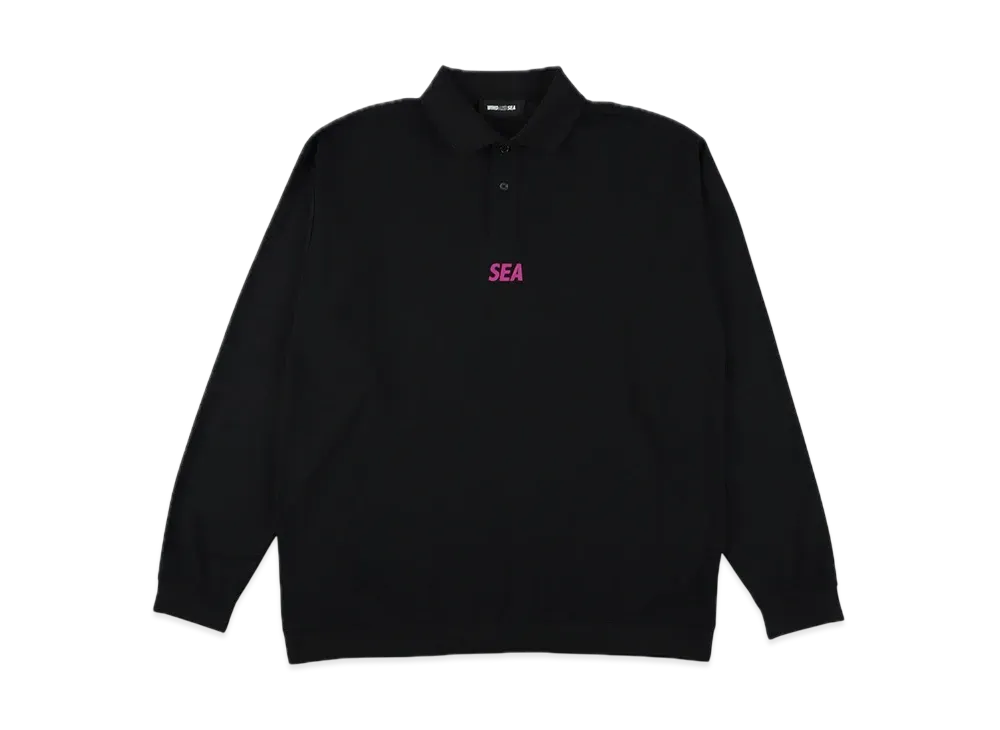 WIND AND SEA CT(Anti Seethrough) L/S Polo "BlackPink"