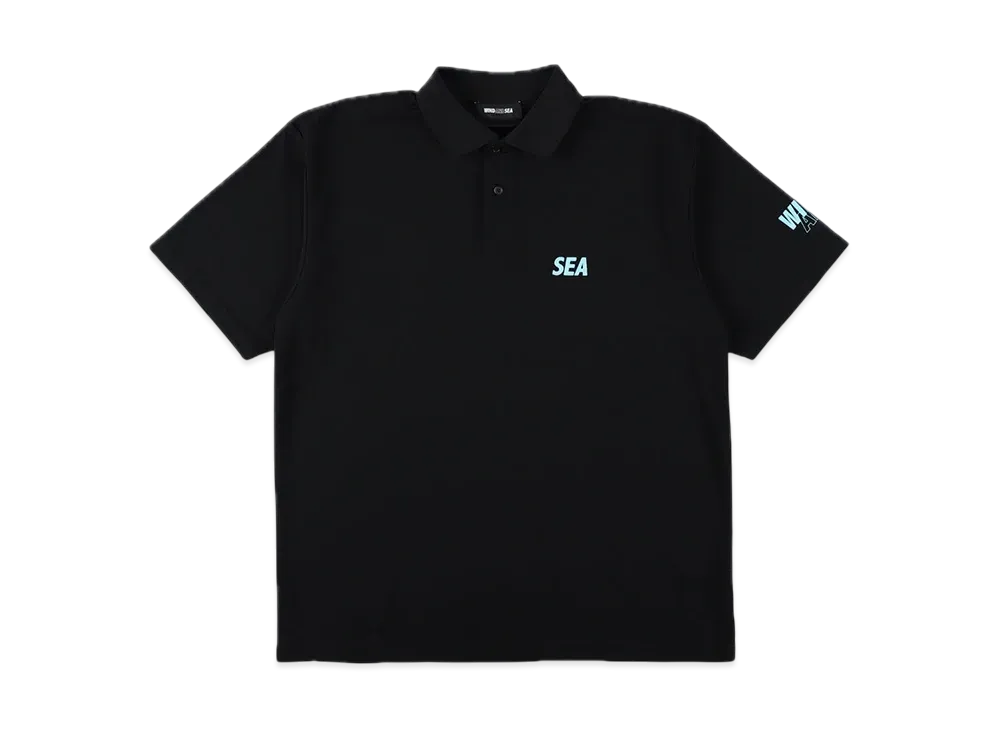 WIND AND SEA CT(Anti Seethrough) S/S Polo "BlackBlue"