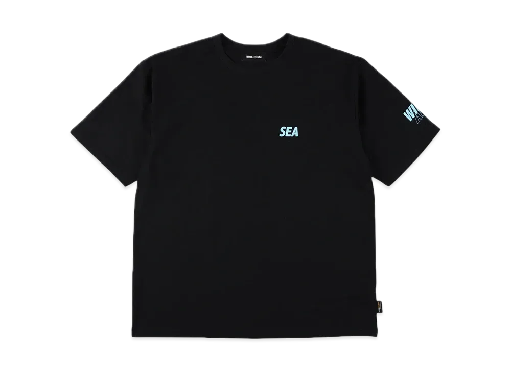 WIND AND SEA CTCrewneck (Cordura(R)) S/S Tee "BlackBlue"