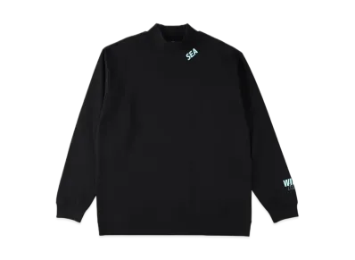 WIND AND SEA CTMockneck (Cordura(R)) L/S Tee "BlackBlue"