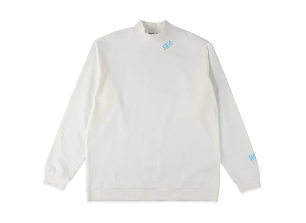 WIND AND SEA CTMockneck (Cordura(R)) L/S Tee "White"