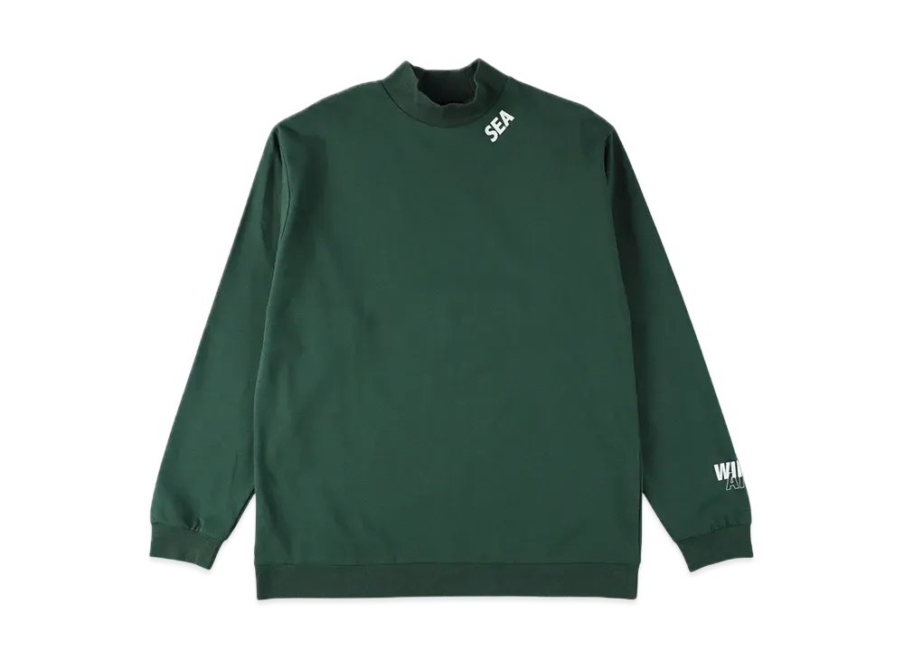 WIND AND SEA CTMockneck (Cordura(R)) L/S Tee "Green"