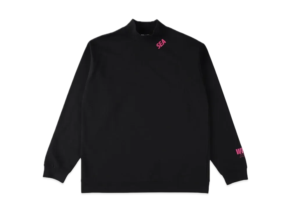 WIND AND SEA CTMockneck (Cordura(R)) L/S Tee "SlatePink"