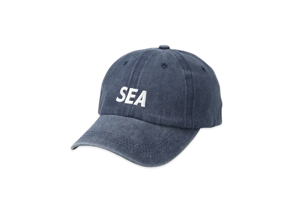 WIND AND SEA Logo Stitch Cap "Navy"