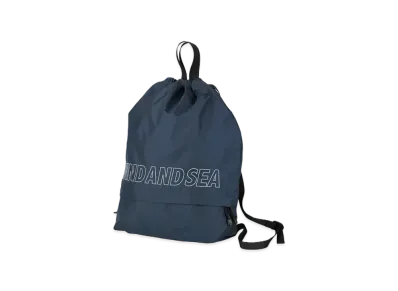 WIND AND SEA Logo Stitch Knapsack "Navy"