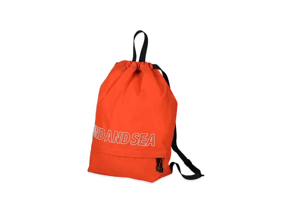 WIND AND SEA Logo Stitch Knapsack "Orange"