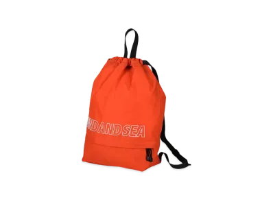 WIND AND SEA Logo Stitch Knapsack "Orange"