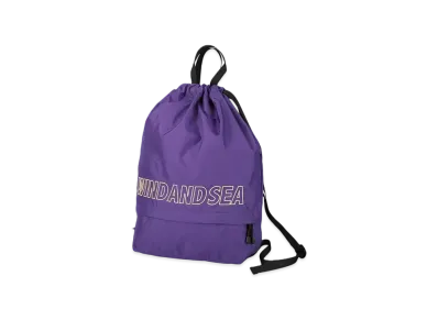 WIND AND SEA Logo Stitch Knapsack "Purple"