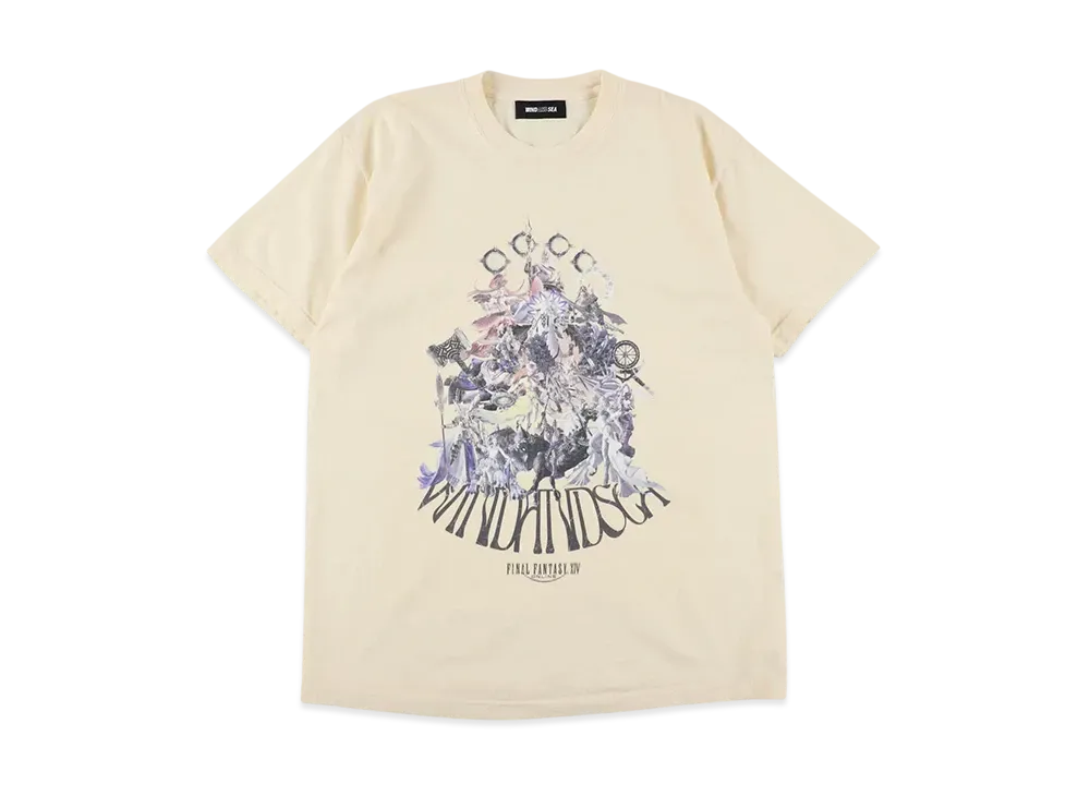 WIND AND SEA x FINAL FANTASY XIV Pigment Tee "Natural"