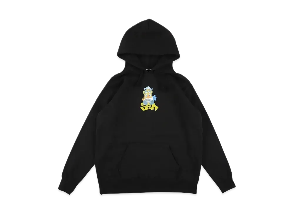 WIND AND SEA x FINAL FANTASY XIV Hooded Sweatshirt "Deep Black"
