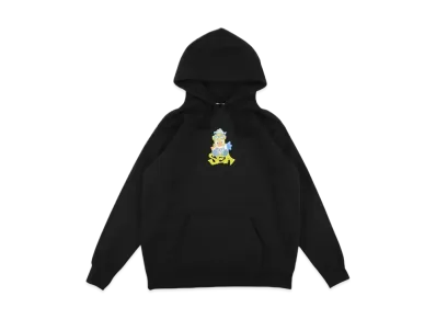 WIND AND SEA x FINAL FANTASY XIV Hooded Sweatshirt "Deep Black"