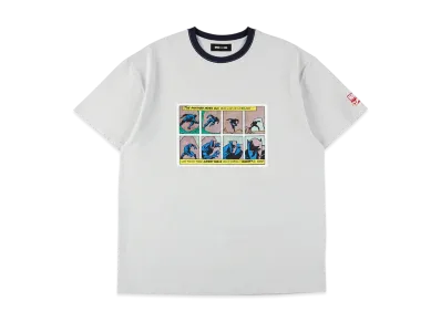 WIND AND SEA x MARVEL Black Panther / Ringer SS Tee "Gray"