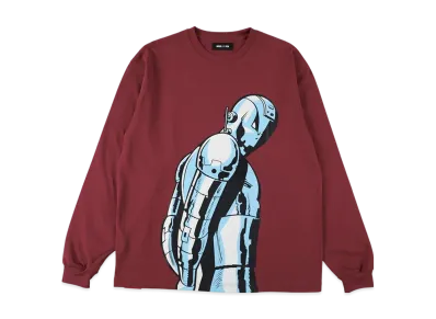 WIND AND SEA x MARVEL Uitron / LS Tee "Burgundy"