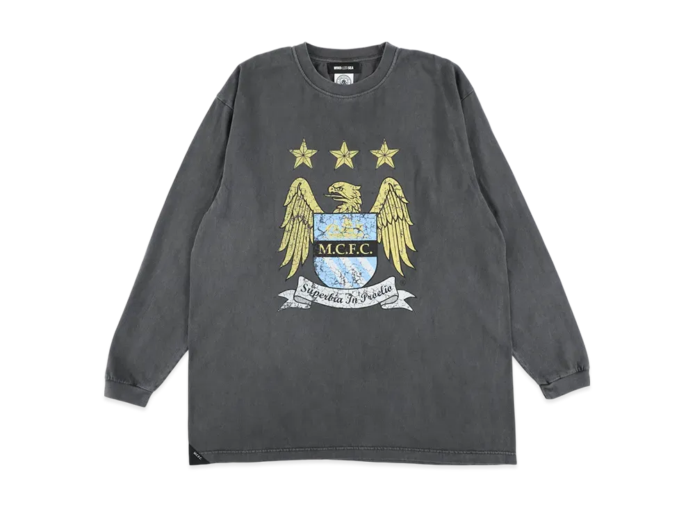 WIND AND SEA Man City L/S Tee "Black"