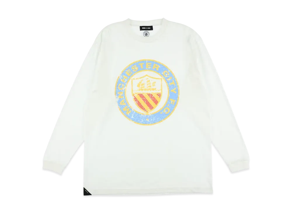 WIND AND SEA Man City L/S Tee "White"