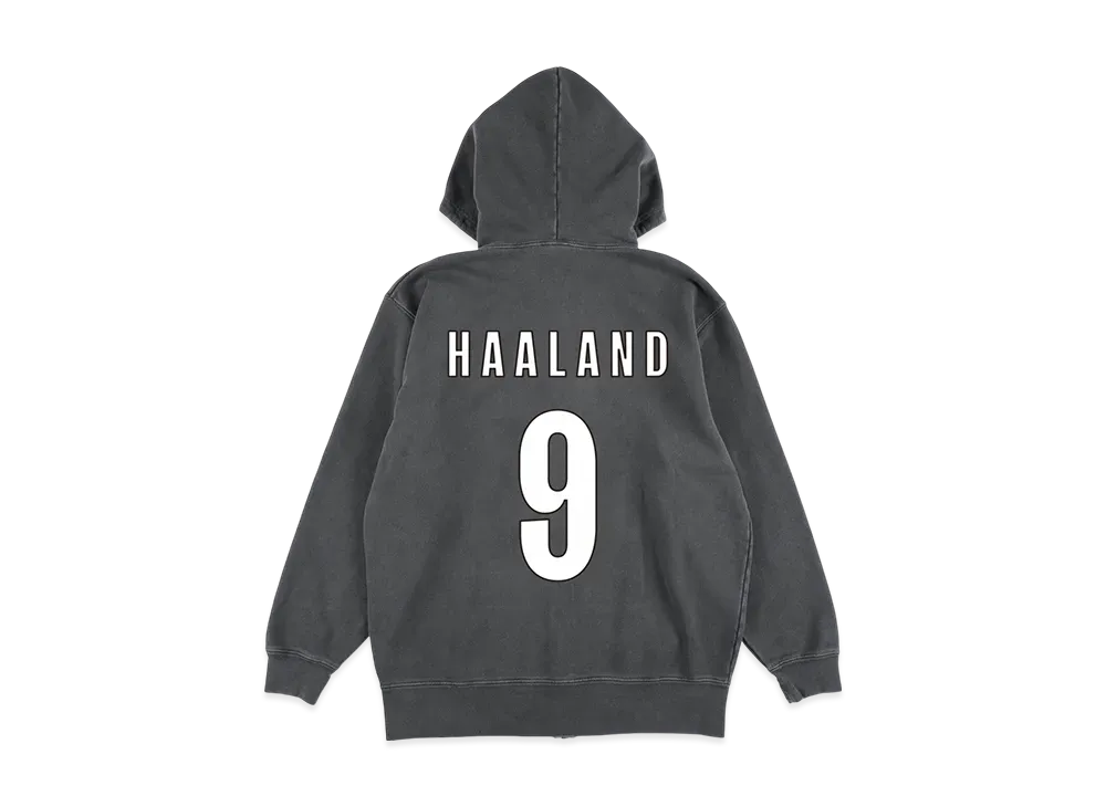 WIND AND SEA Man City Zip Up Sweatshirt (Haaland) "Black"