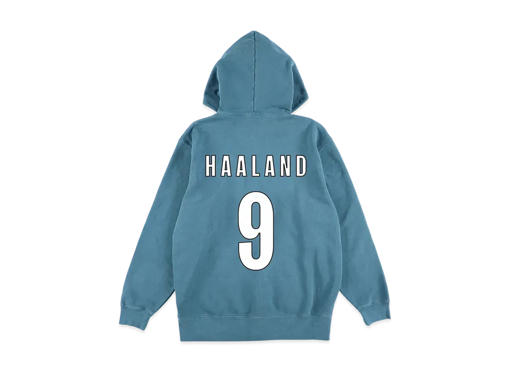 WIND AND SEA Man City Zip Up Sweatshirt (Haaland) "Blue"