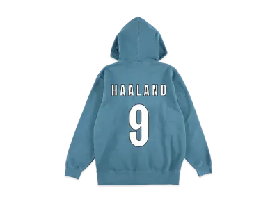WIND AND SEA Man City Zip Up Sweatshirt (Haaland) "Blue"