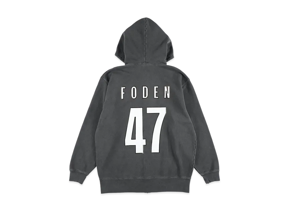WIND AND SEA Man City Zip Up Sweatshirt (Foden) "Black"