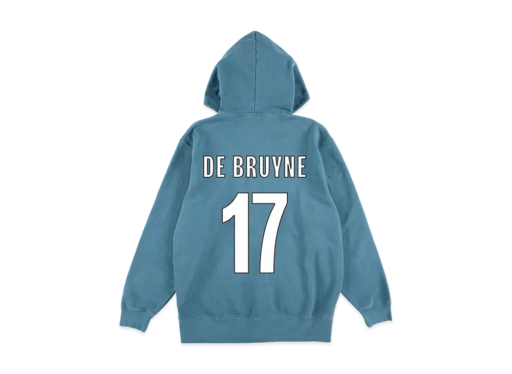 WIND AND SEA Man City Zip Up Sweatshirt (De Bruyne) "Blue"