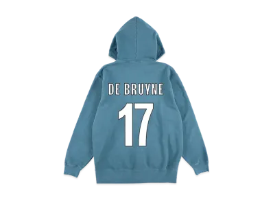 WIND AND SEA Man City Zip Up Sweatshirt (De Bruyne) "Blue"