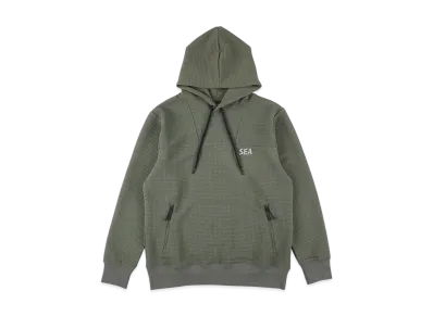 WIND AND SEA ES _Tex Dimensional Hooded Sweatshirt "OliveDab"