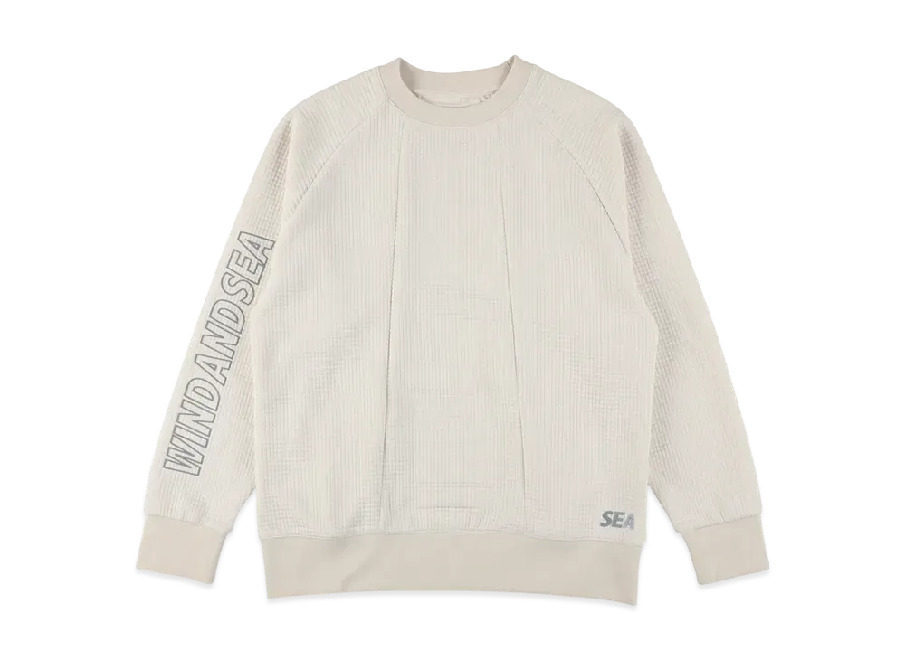 WIND AND SEA ES _Tex Dimensional Crewneck Sweatshirt "Ivory"