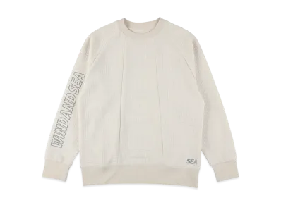 WIND AND SEA ES _Tex Dimensional Crewneck Sweatshirt "Ivory"
