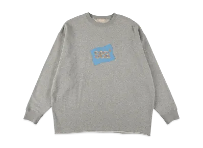 WIND AND SEA Flag Logo Sweatshirt "Gray"