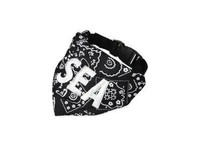 WIND AND SEA Dog Bandanna "Black"