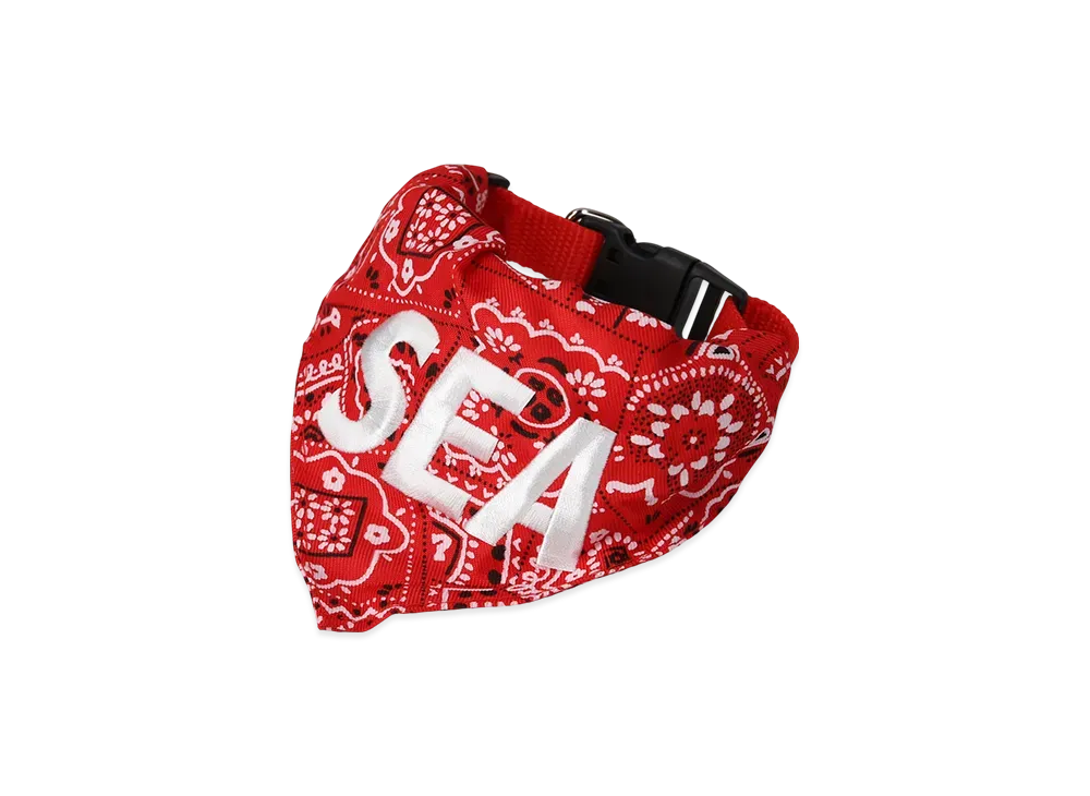 WIND AND SEA Dog Bandanna "Red"