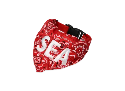 WIND AND SEA Dog Bandanna "Red"