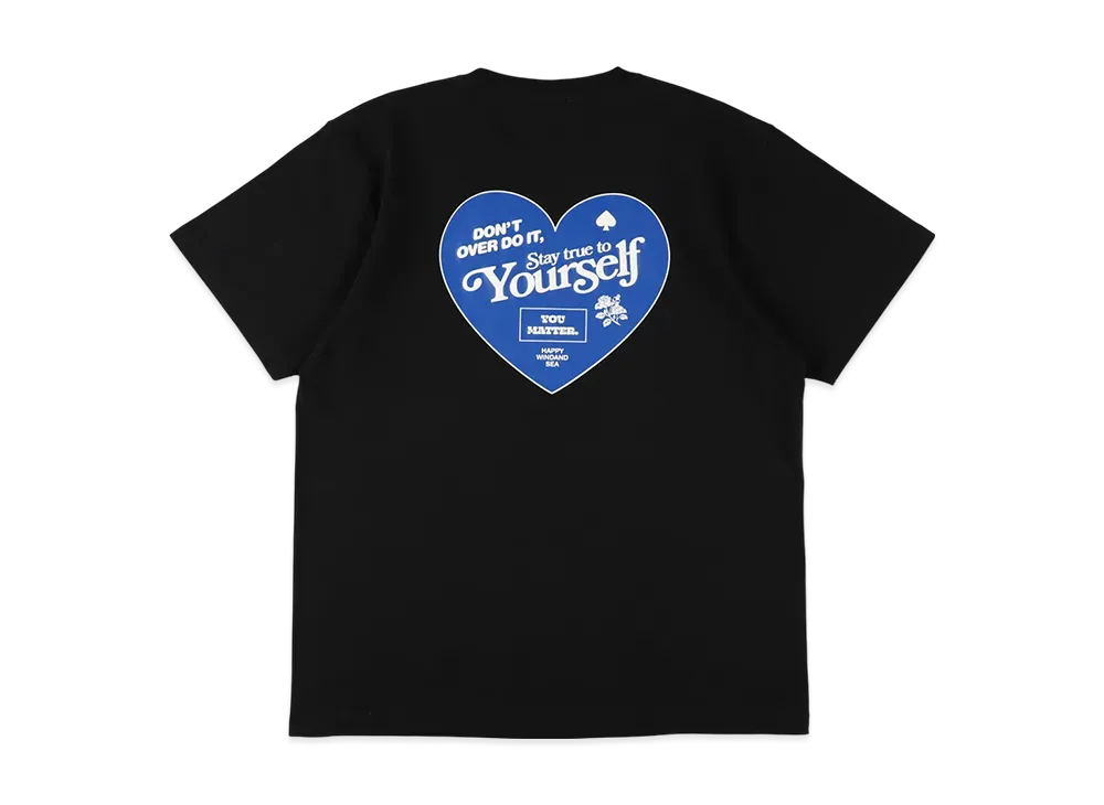 WIND AND SEA Heart Tee "Black"