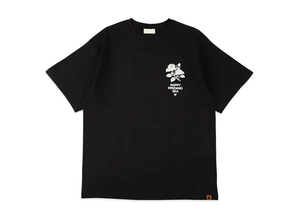 WIND AND SEA Rose Tee "Black"