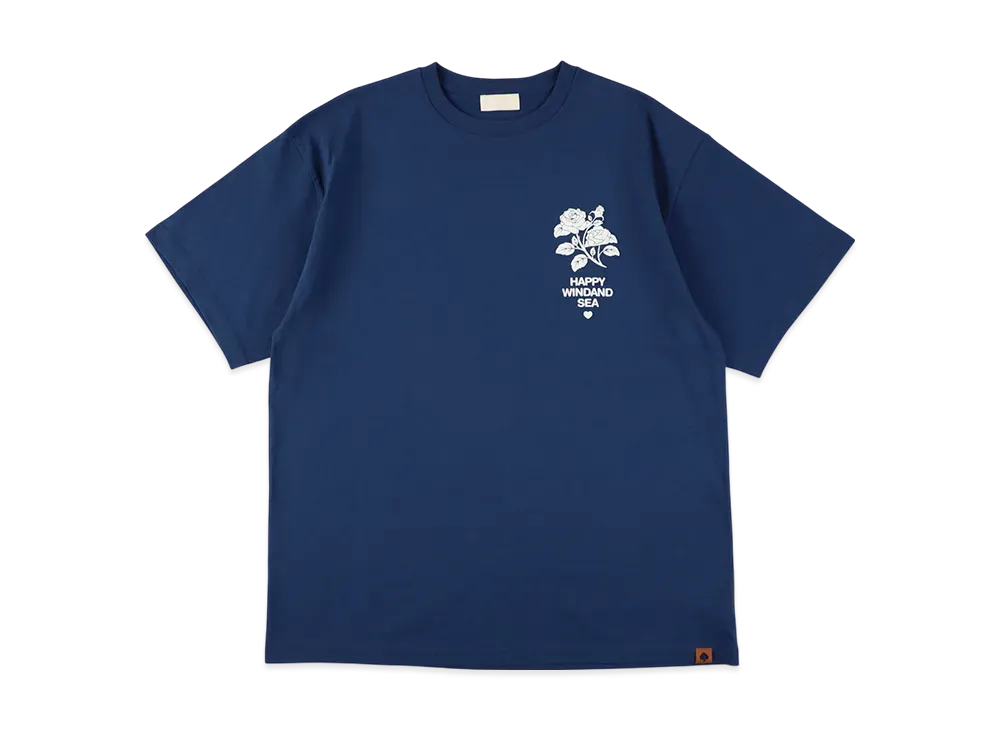 WIND AND SEA Rose Tee "Navy"