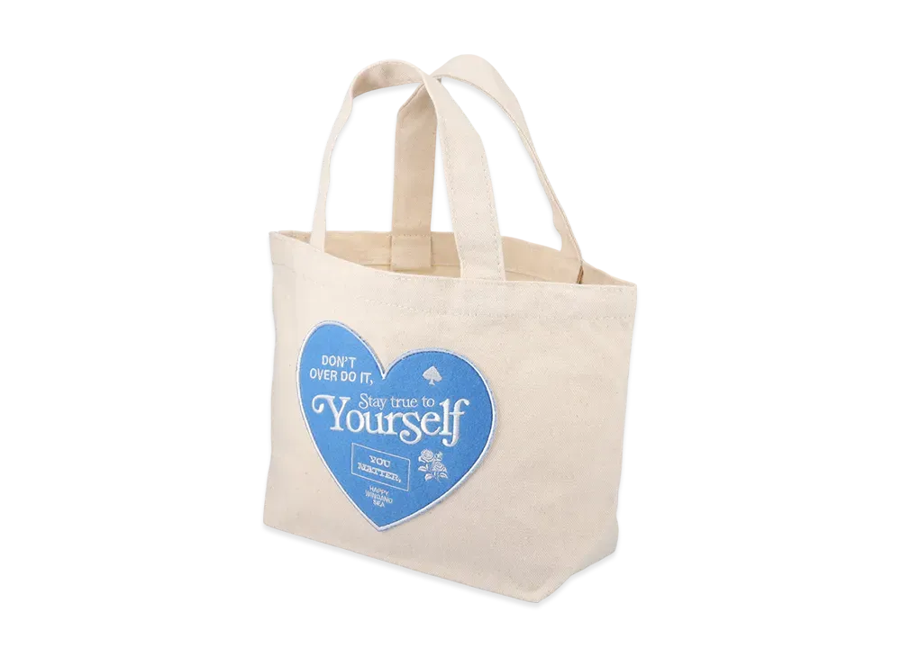 WIND AND SEA Mini Tote Bag "Ivory"