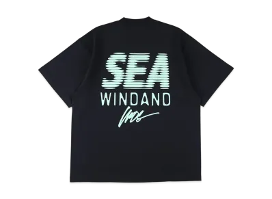 WIND AND SEA Line Halftone Sea S/S Tee "Navy"