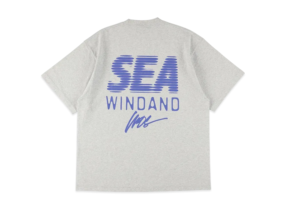 WIND AND SEA Line Halftone Sea S/S Tee "Ash"