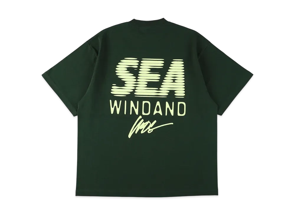WIND AND SEA Line Halftone Sea S/S Tee "Green"
